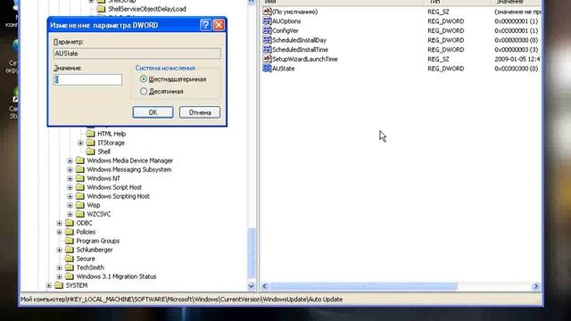 10 Полное отключение автоматического обновления смотреть онлайн