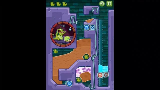 Where's My Water Cranky Level 4: Overstuffed 3 Ducks Walkthrough смотреть онлайн