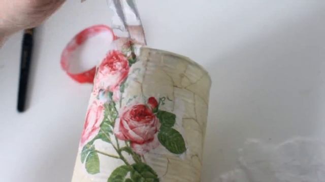 Reciclado - Lata Decorada Con Decoupage Estilo Vintage - Técnicas Decorativas - Manualidades - DIY
