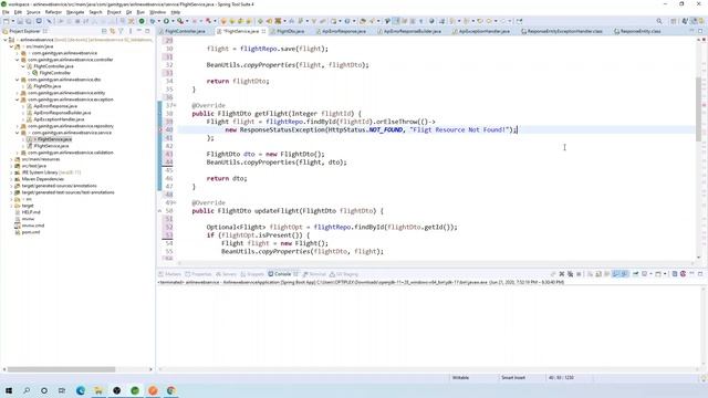 16 REST Service class update for exception смотреть онлайн