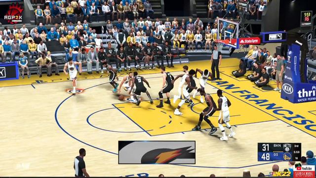 NBA 2K22 BROOKLYN NETS VS GOLDEN STATE WARRIORS - PS5 NEXT GEN LOOKS LIKE ON PC MODS смотреть онлайн