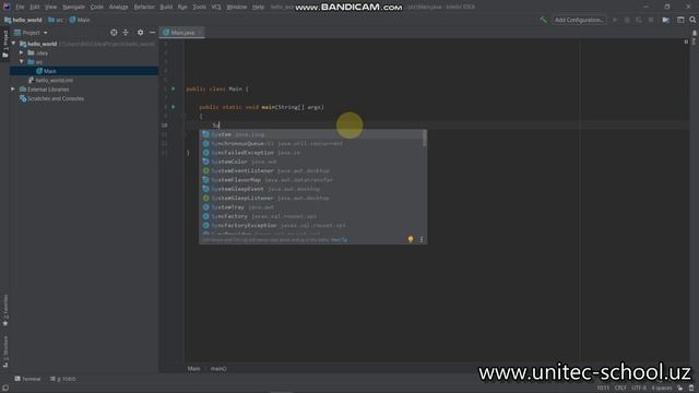 2 - Java Dasturlash tili. Birinchi dastur yaratish смотреть онлайн