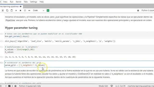 Machine Learning con Pipeline, Hiperparámetros con Python смотреть онлайн