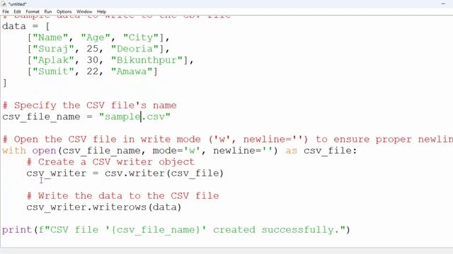 How to create csv file in python in hindi@COMPUTEREXCELSOLUTION #python #trending #pythontutorial смотреть онлайн