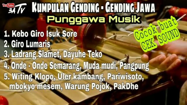 Kumpulan Gending-gending Jawa || Punggawa Musik || Cocok buat Cek Sound смотреть онлайн
