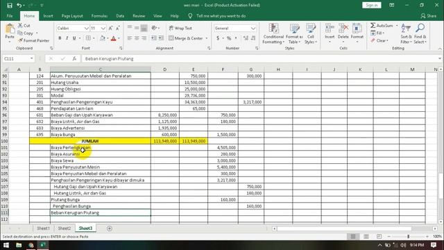 THR LEBARAN ngerjakan Soal Akutansi di Excel || Jurnal Penyesuaian || Neraca Lajur смотреть онлайн