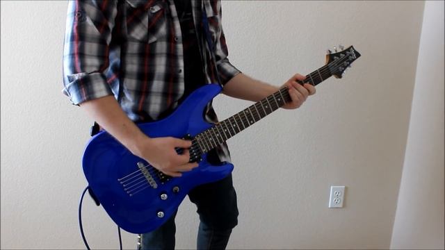 Skillet - Burn it Down - Guitar cover (With solo) смотреть онлайн