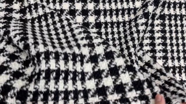 мг0148 Пальтовая черно-белая 