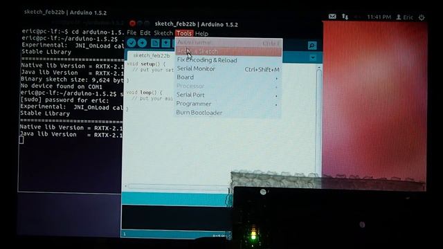 Arduino software on Ubuntu, with error of "No device found on COM1" смотреть онлайн