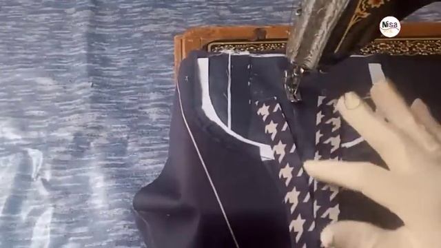 ?Easy V Cut Overlap Placket Neck Design With Lace Stitching By Nisa World