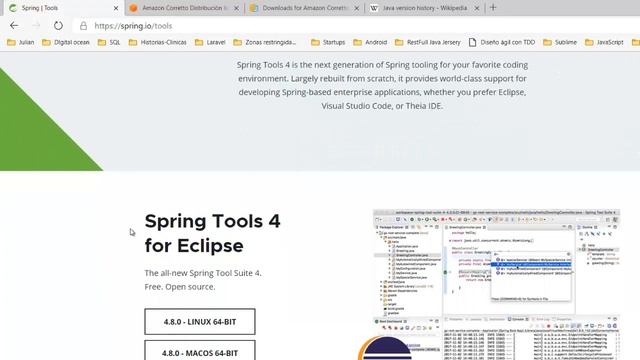 Cómo instalar, configurar el JDK (Amazon Corretto) de Java 11 y añadirlo a Spring Tools 4 смотреть онлайн