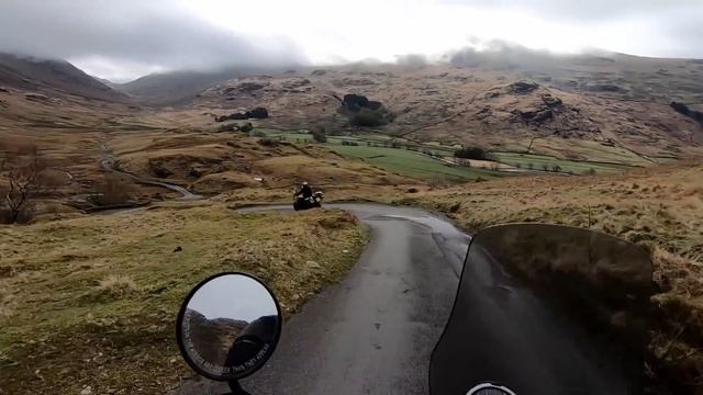 Riding Hardknott Pass BOTH WAYS. Benelli TRK 502X . Royal Enfield Himalayan . Lake District смотреть онлайн