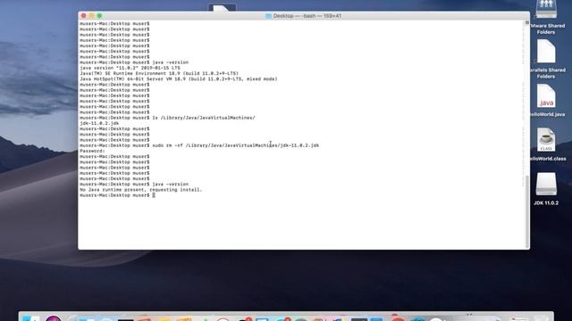 How to Uninstall the Java JDK in MAC macOS Mojave - 2019 смотреть онлайн