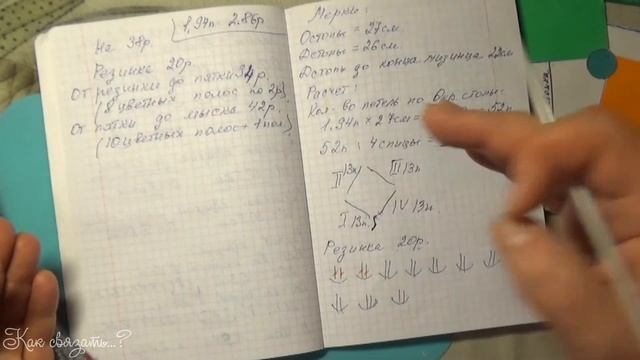 124Как связать удобные носки 8 Вязание для начинающих - Мысок смотреть онлайн