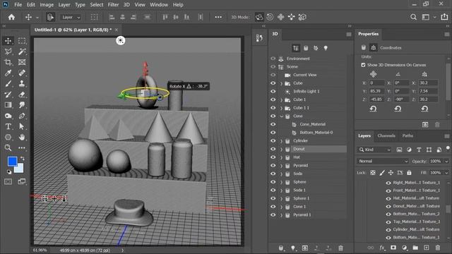 photoshop 3d modeling | photoshop 3d models | 3d in photoshop смотреть онлайн