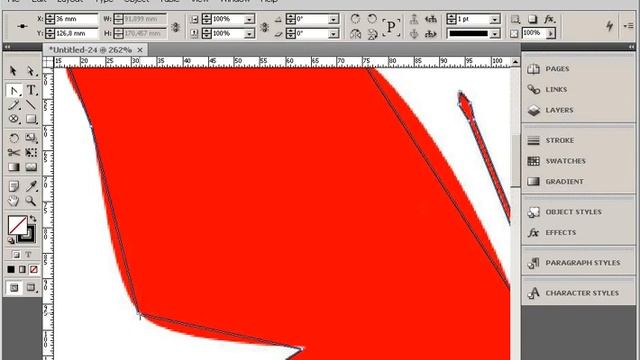 Инструмент перо Рисование Adobe InDesign Pen Урок 3.1 смотреть онлайн