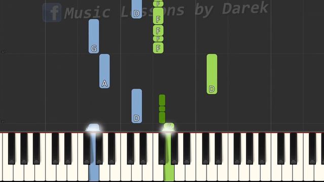🎹 Vabank (motyw główny, H. Kuźniak) - Piano Tutorial (łatwa wersja) 🎵 NUTY W OPISIE 🎼 смотреть онлайн