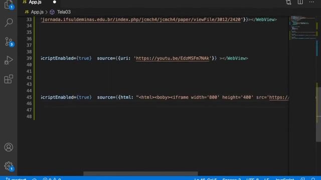 [Aula 28] React Native - Webview (Youtube e PDF) - (Parte 05) смотреть онлайн