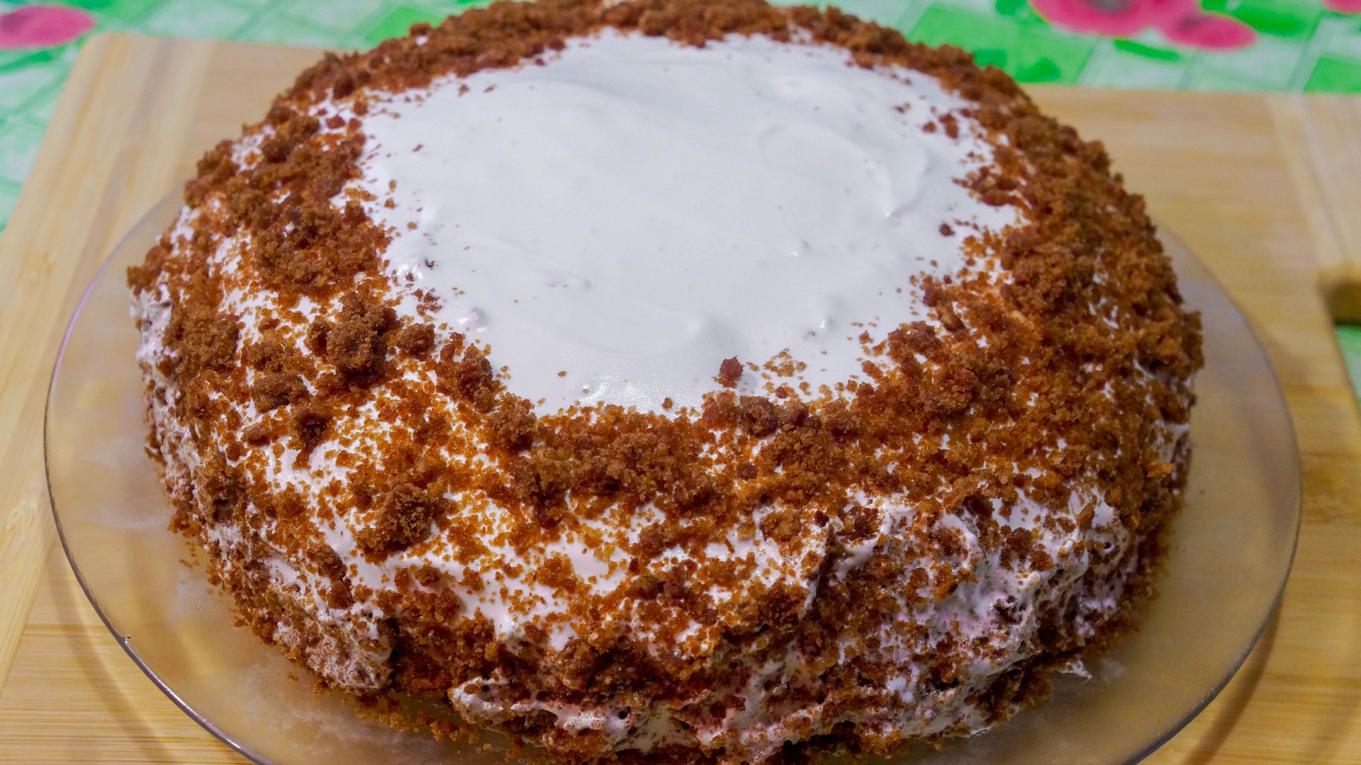 Торт "Выручайка". Самый простой и экономный торт без масла, сгущёнки и сливок! смотреть онлайн