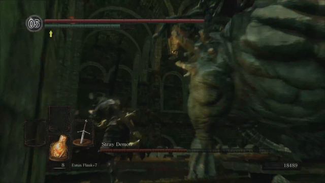 Dark Souls Remastered - Stray Demon Boss Fight [4K 60FPS] [PS5] смотреть онлайн