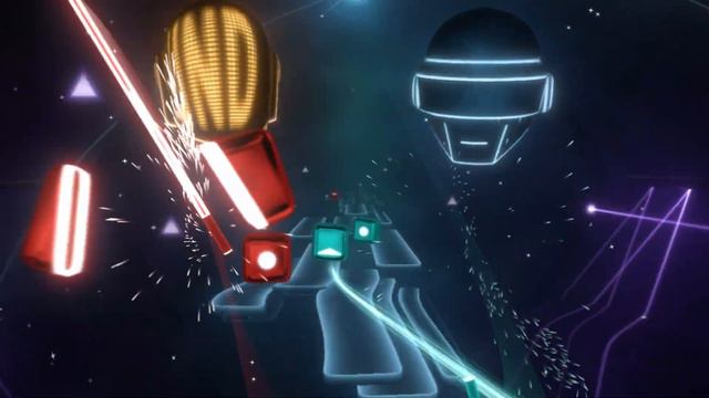 BEAT SABER | Around the World / Harder, Better, Faster, Stronger (Live 2007) - Daft Punk смотреть онлайн