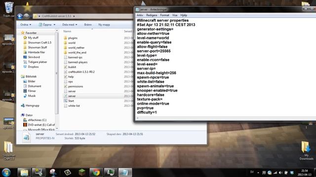 Minecraft | How to make a Bukkit server | 1.5.2 [SUPER EASY] смотреть онлайн