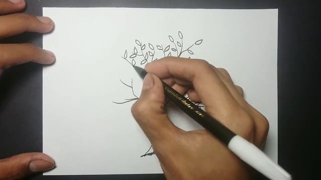 How to Draw a Fall Tree Easy Step by Step смотреть онлайн