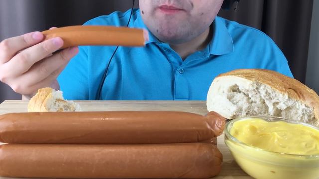 ASMR GIANT RUSSIAN SAUSAGE (Eating Show) Mukbang *NO TALKING*