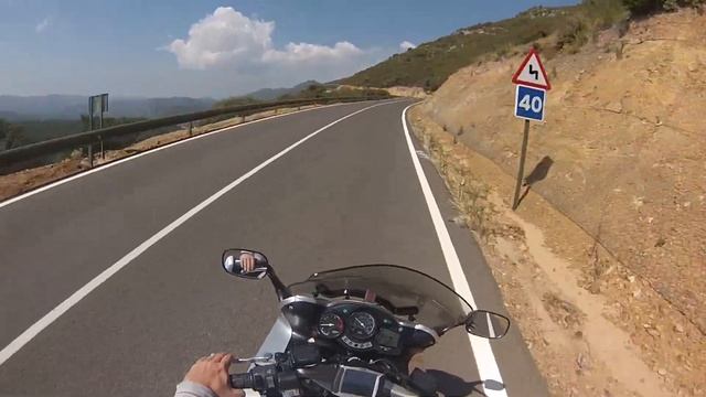 yamaha fjr 1300, spain picos. смотреть онлайн