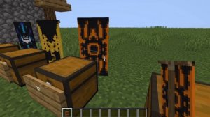 Как сделать 5 КРУТЫХ флагов в майнкрафте