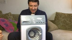 Игрушечная СТИРАЛЬНАЯ МАШИНА ИГРАЕМ В СТИРКУ стираем белье КАК МАМА распаковка ИГРУШКИ ДЛЯ ДЕВОЧЕК