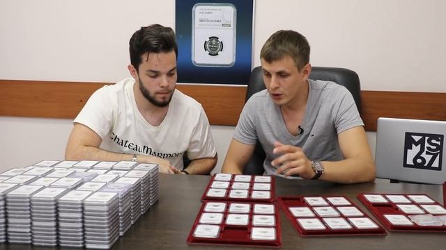Смотрим на Редчайшие Топ Лоты 18 Аукциона MS67 смотреть онлайн