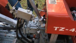 Установка/Замена двигателя ruggerini на трактор TZ4K-14