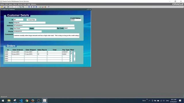 Record Getting All Table Rows Values in Oracle Forms смотреть онлайн