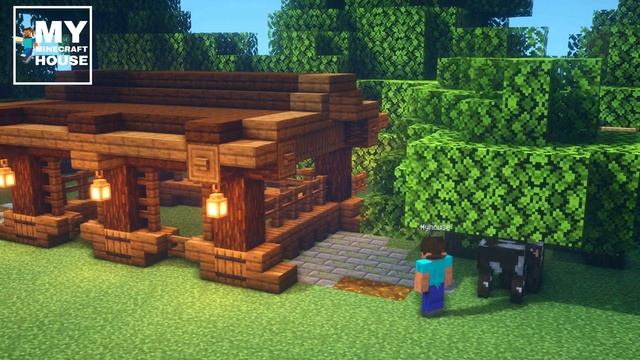 Minecraft: How to Build a simple Horse Stable