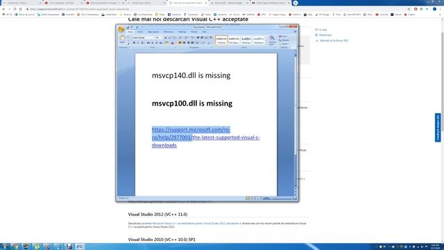 msvcp140.dll is missing , msvcp100.dll is missing смотреть онлайн