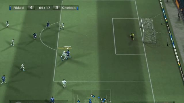 Real Madrid - Chelsea (FIFA 07 - GameRanger) потная игра смотреть онлайн