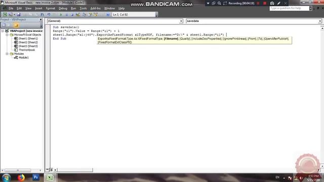 Excel VBA Code Save Data with PDF Format смотреть онлайн