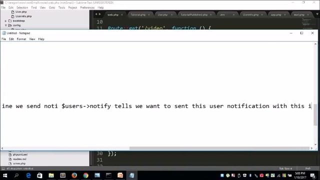 Laravel 5.3:Notification Email (Basic) смотреть онлайн
