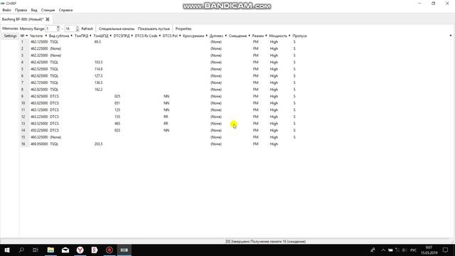 Программирование радиостанций Baofeng BF-888S смотреть онлайн