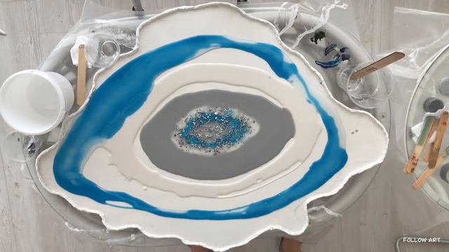 Стол из эпоксидной смолы своими руками.Resin Art смотреть онлайн