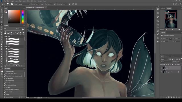 Spooky Mermaid [Speedpaint] смотреть онлайн