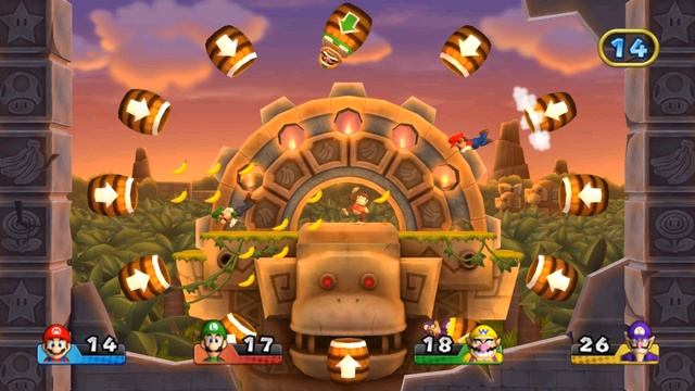 Mario Party 9 Boss Battles - Diddy's Banana Blast смотреть онлайн