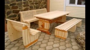 Скамейка своими руками из дерева