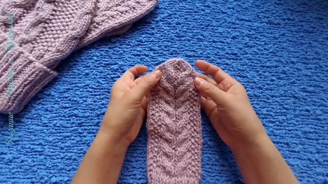 ВАРЕЖКИ с КОСАМИ. Связаны на круговых спицах. МК часть 1 КАК РАССЧИТАТЬ ПЕТЛИ.? смотреть онлайн