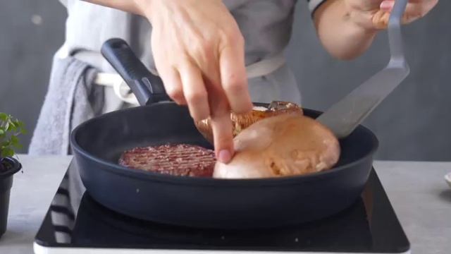 Бургер с грибами портобелло | #видеорецепт Нева металл посуда смотреть онлайн