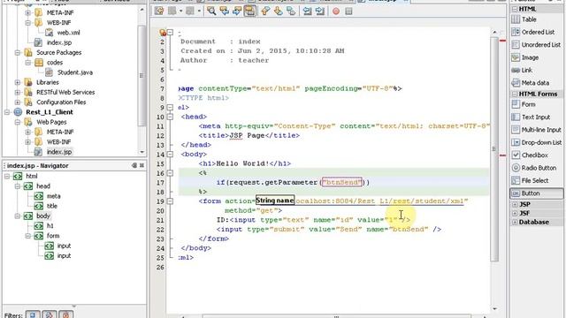 Restful Java GET Annotation client call by Ajax смотреть онлайн