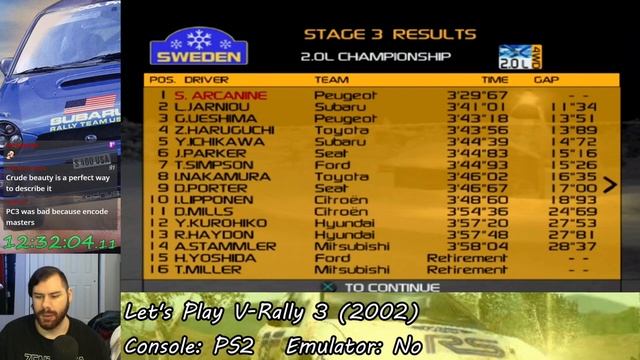 V-Rally 3 (PS2) - Season 3: Sweden (Let's Play Part 24) смотреть онлайн
