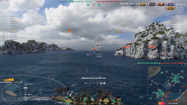 ⚓[ World of Warships ]⚓Крейсера Пан-Азии.Прокачка.День 4⚓ смотреть онлайн