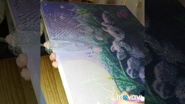 Алмазная мозаика из магазина Светофор "Крольчата" смотреть онлайн